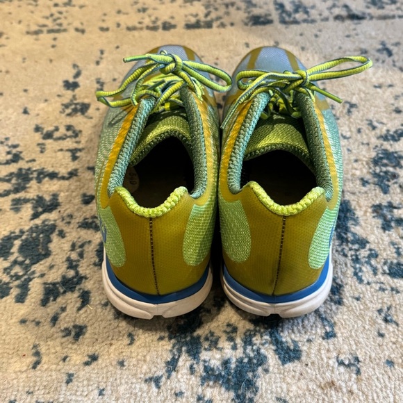 Footjoy Empower Spikeless Athletic Golf Shoe Womens Size 8 98001 Blue Yellow - Picture 3 of 8